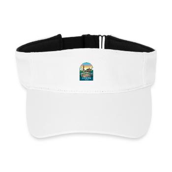 Cordoba Spain Vintage Travel Poster Art - Recycled Sun Visor Cap - white - Front
