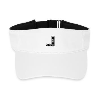 Aufsteiger_2026_lneu - Recyceltes Visor Cap - Weiß - Vorne