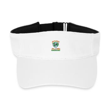 Go Planet Earth Day Cheer - Recyceltes Visor Cap - Weiß - Vorne