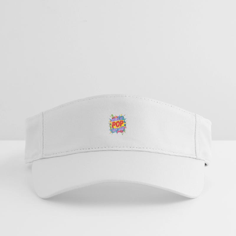 Graphic Designer Make It Pop Creative Designer Recycled Sun Visor Cap