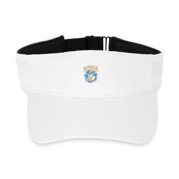 Napoleon Blitzlicht-Aura - Recyceltes Visor Cap - Weiß - Vorne