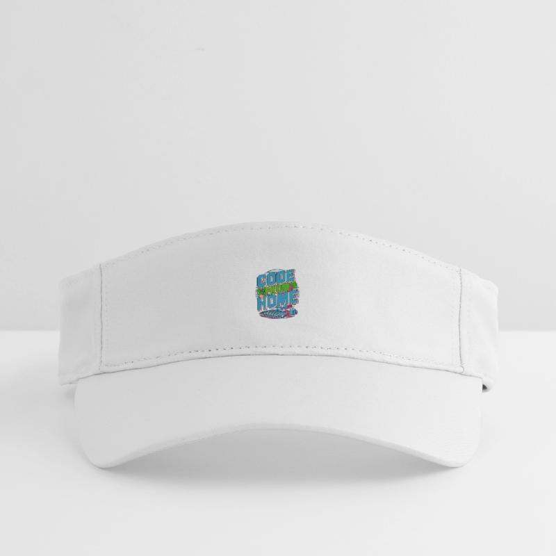Remote Developer Code From Home Software Developer Recycled Sun Visor Cap