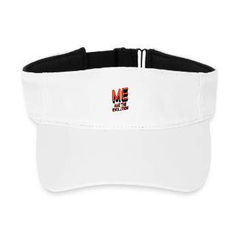 Moi et l’évolution - Visière de sport recyclée - blanc - Devant