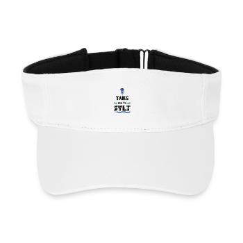 Sylt - Recyceltes Visor Cap - Weiß - Vorne