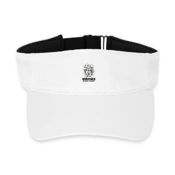 Wikinger Design - Recyceltes Visor Cap - Weiß - Vorne