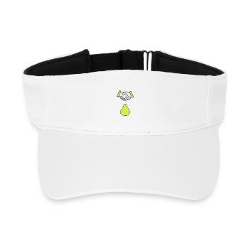Shakespeare Word Game - Recycled Sun Visor Cap - white - Front
