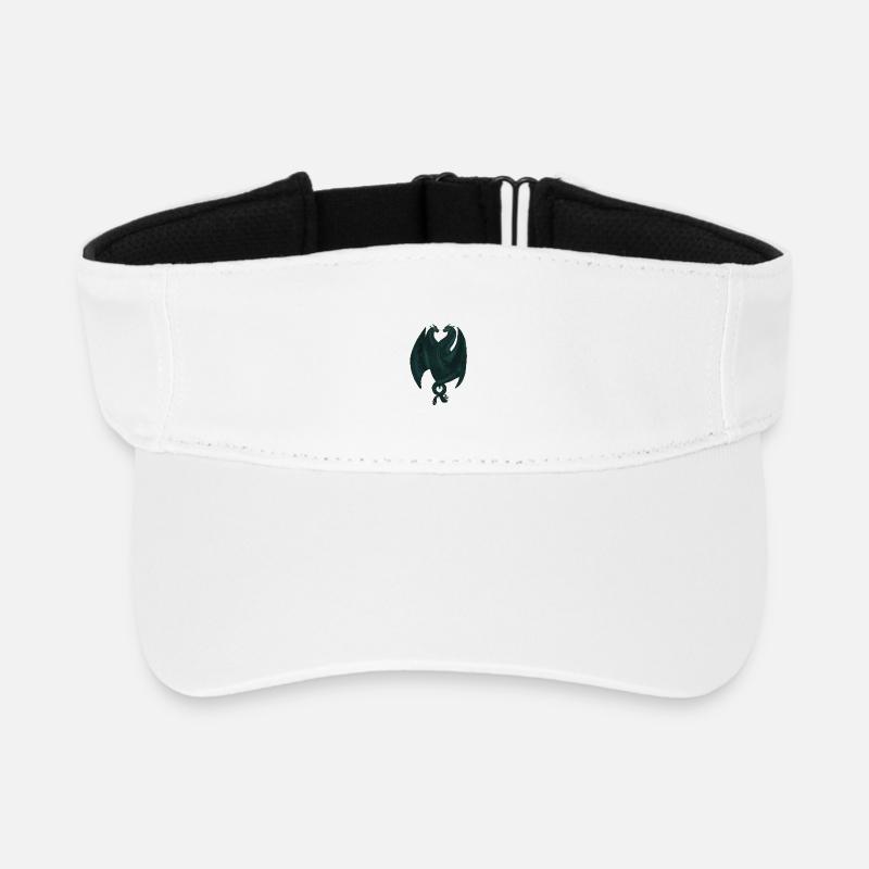 Dragon Love - Recycled Sun Visor Cap - white