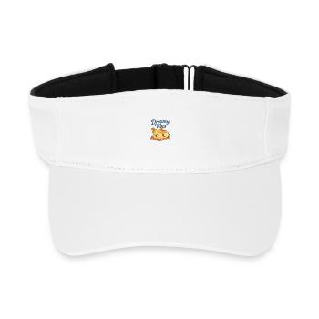 Dreamy Vibes - Dog Love - Flauschig & frech  - Recyceltes Visor Cap - Weiß - Vorne