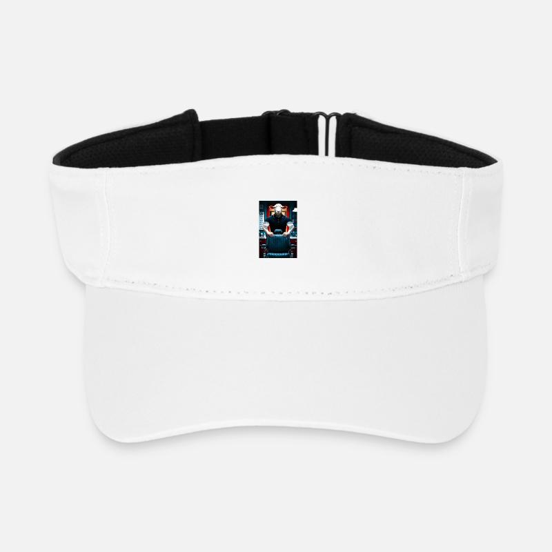 Barbier mouton humanoïde - Visière de sport recyclée - blanc