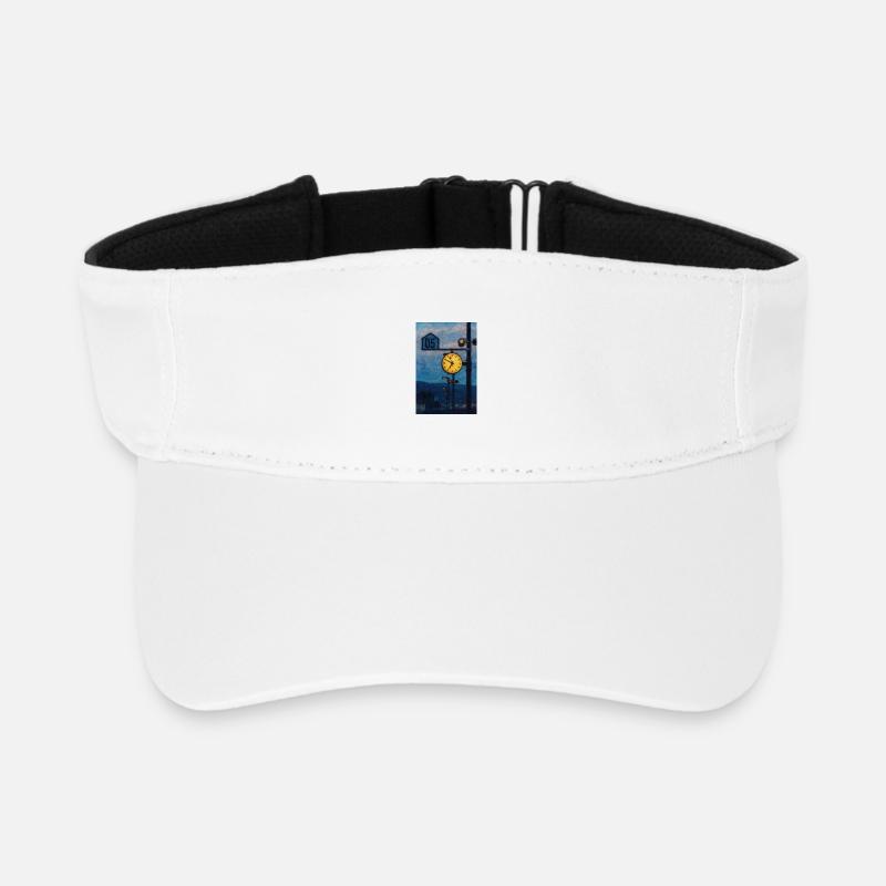 The Trainstation - Recyceltes Visor Cap - Weiß