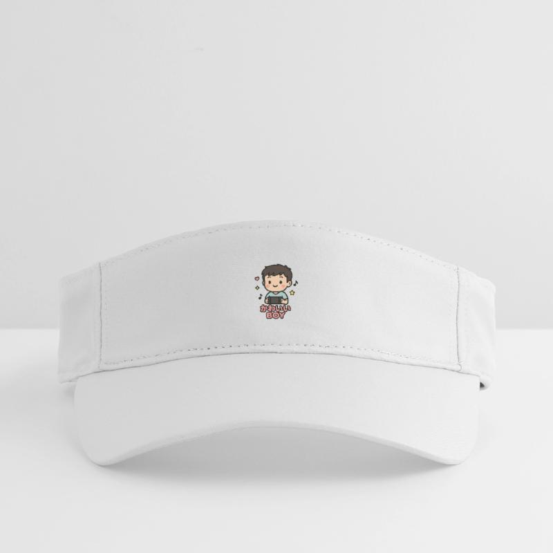Süßer Junge mit Gamecontroller Recyceltes Visor Cap