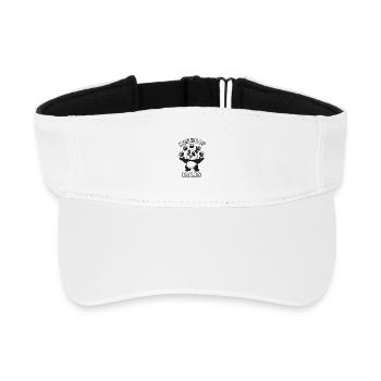 Master of Roles Panda - Recycled Sun Visor Cap - white - Front