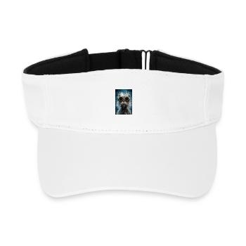 Lunettes de protection pour chat steampunk - Visière de sport recyclée - blanc - Devant