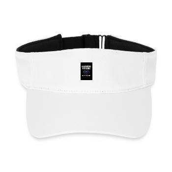 Algorithmus-Gott-Modus - Recyceltes Visor Cap - Weiß - Vorne