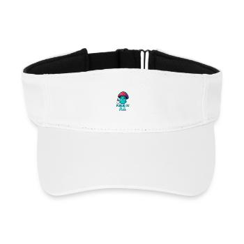 KOWAI Pilz Kaffee Boost - Recyceltes Visor Cap - Weiß - Vorne