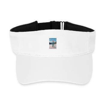 Bayerischer Wald Skierlebnis - Recyceltes Visor Cap - Weiß - Vorne