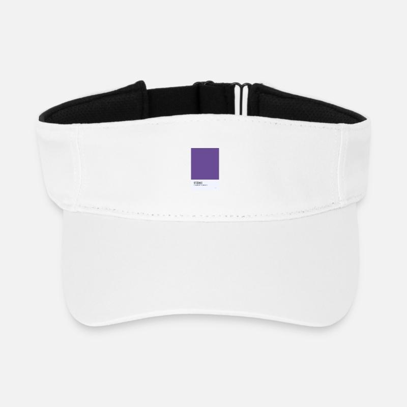 Stärke entsteht im Widerstand Poster - Recyceltes Visor Cap - Weiß