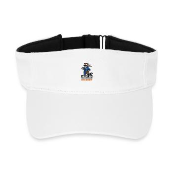 Raccoon Repair Pro - Recycled Sun Visor Cap - white - Front