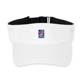 Koala - Recyceltes Visor Cap - Weiß - Vorne
