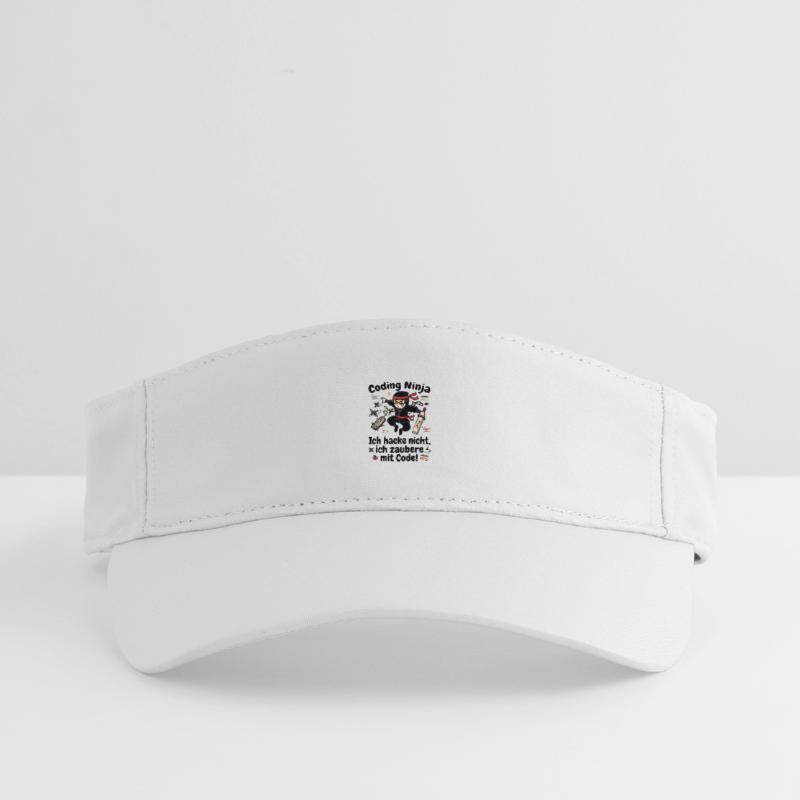 Coder Ninja Programmierer Humor Recyceltes Visor Cap