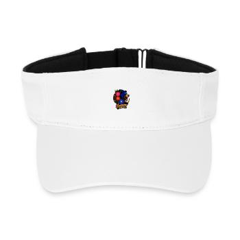 Wilderness Embrace with Flowers - Recycled Sun Visor Cap - white - Front