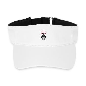 NULL BOCK - Recyceltes Visor Cap - Weiß - Vorne