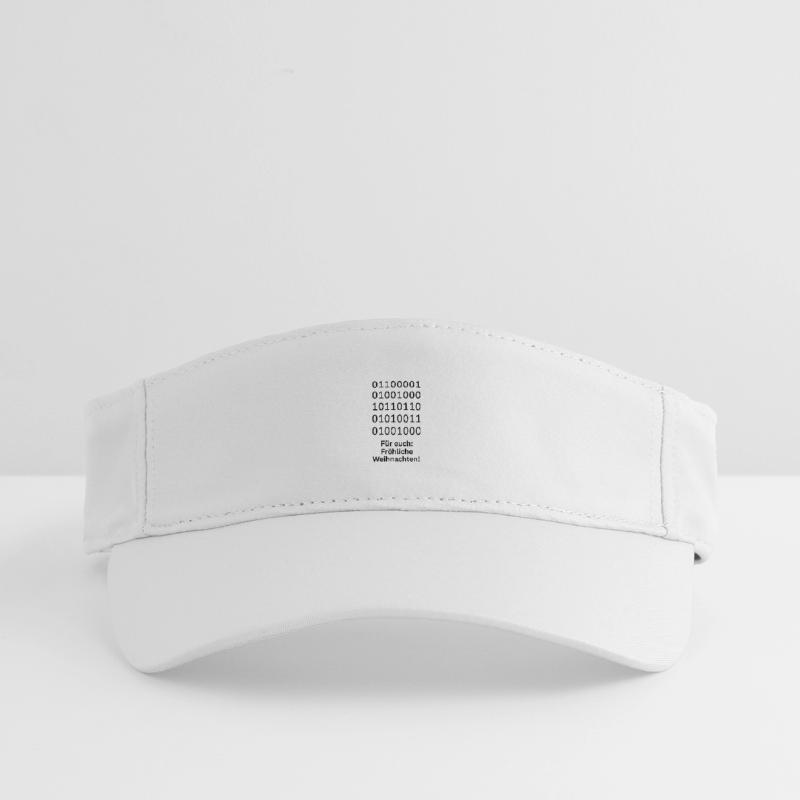 Binary Code Weihnachtszauber Recyceltes Visor Cap