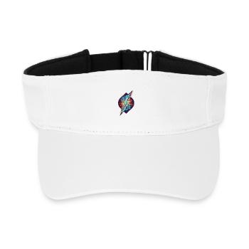 Dare and Do Energetic Blitz - Recycled Sun Visor Cap - white - Front