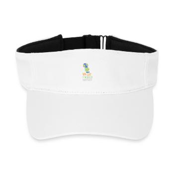 Diving Diver Snorkeling Recreational Diver - Recycled Sun Visor Cap - white - Front
