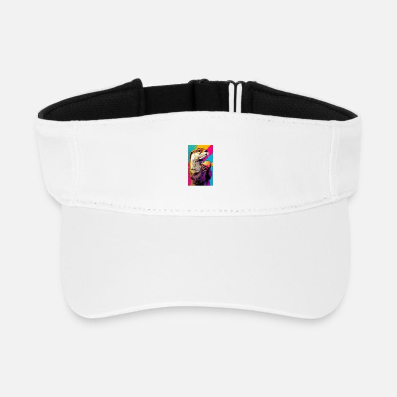 otter - Recycled Sun Visor Cap - white