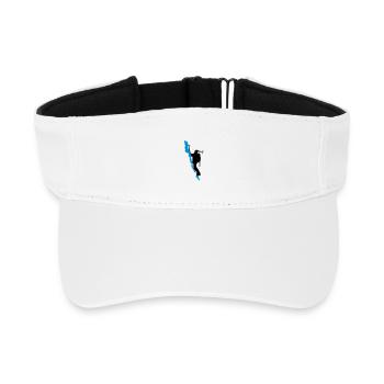 Bergsteiger - Recyceltes Visor Cap - Weiß - Vorne