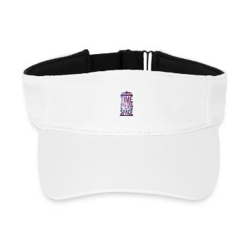 TARDIS - Recycled Sun Visor Cap - white - Front