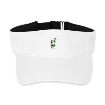 Unicorn Gridiron Leap - Recycled Sun Visor Cap - white - Front