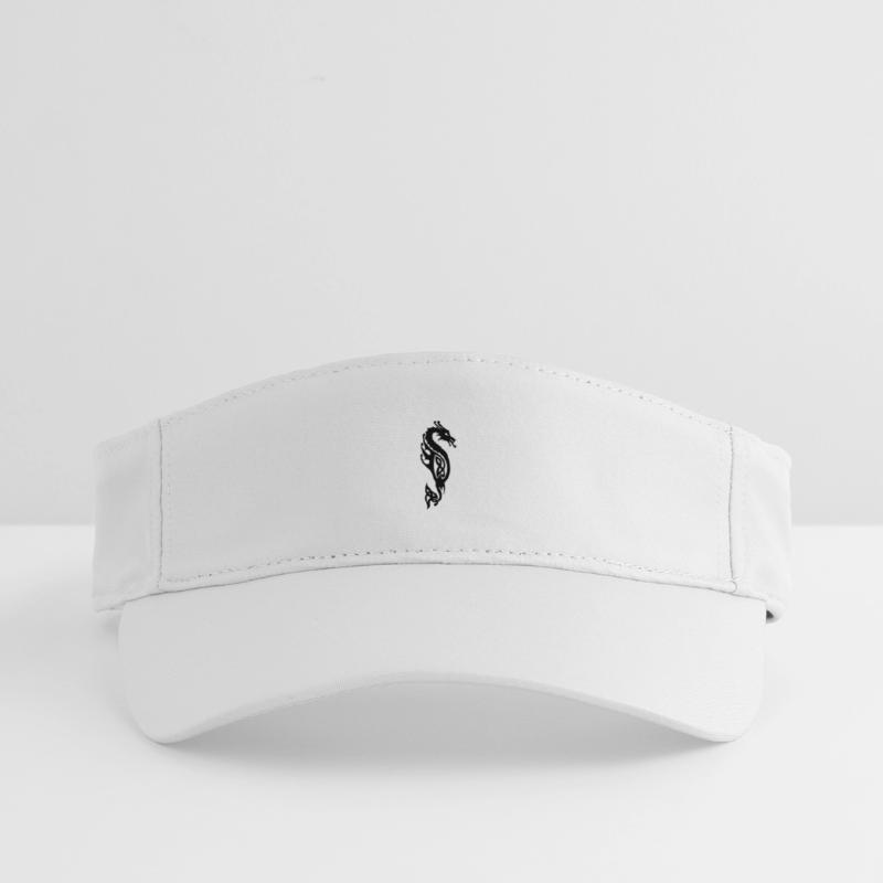 Monströse Seeschlange oder Drachenvektor Recyceltes Visor Cap