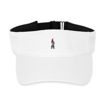 Demon Woman - Recycled Sun Visor Cap - white - Front