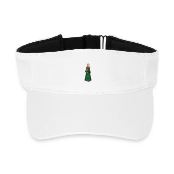 Silvaria - Visière de sport recyclée - blanc - Devant