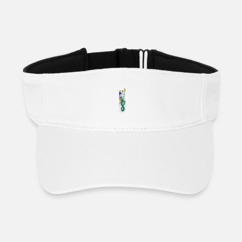 Sirene - Recyceltes Visor Cap - Weiß
