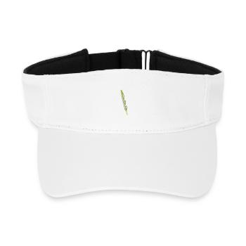 Rosemary Botanische Illustration - Recyceltes Visor Cap - Weiß - Vorne