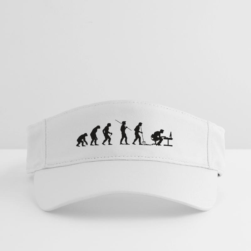 Programmierer Evolution Informatiker Entwickler Recyceltes Visor Cap