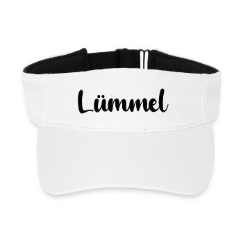 Lümmel - Recyceltes Visor Cap - Weiß - Vorne