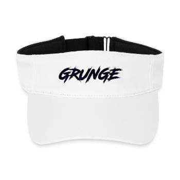 GRUNGE - Recyceltes Visor Cap - Weiß - Vorne