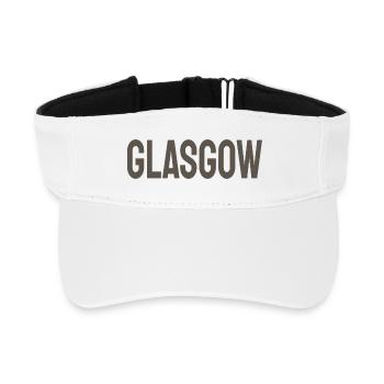Glasgow - Visière de sport recyclée - blanc - Devant