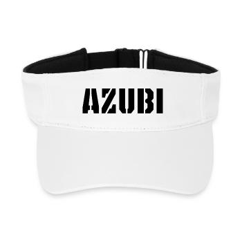 Azubi Tshirt - Recyceltes Visor Cap - Weiß - Vorne