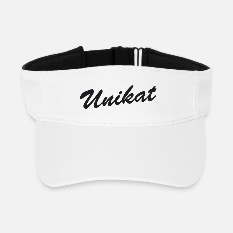 One of a kind - Recycled Sun Visor Cap - white