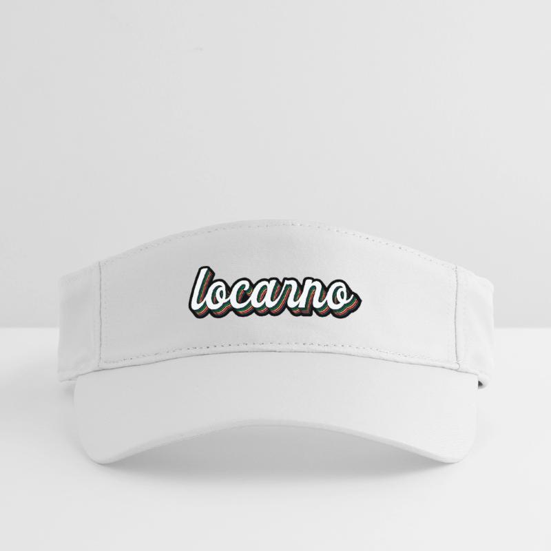 Locarno Regenbogen Script Recyceltes Visor Cap