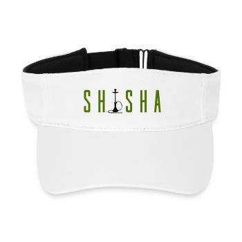 Hookah - Recycled Sun Visor Cap - white - Front