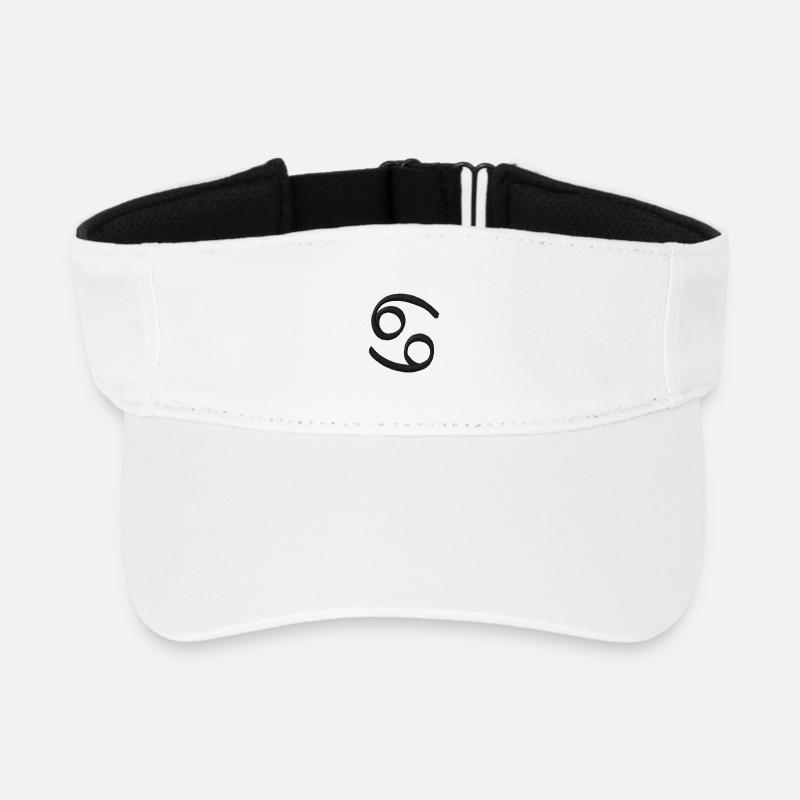 Cancer - Recyceltes Visor Cap - Weiß