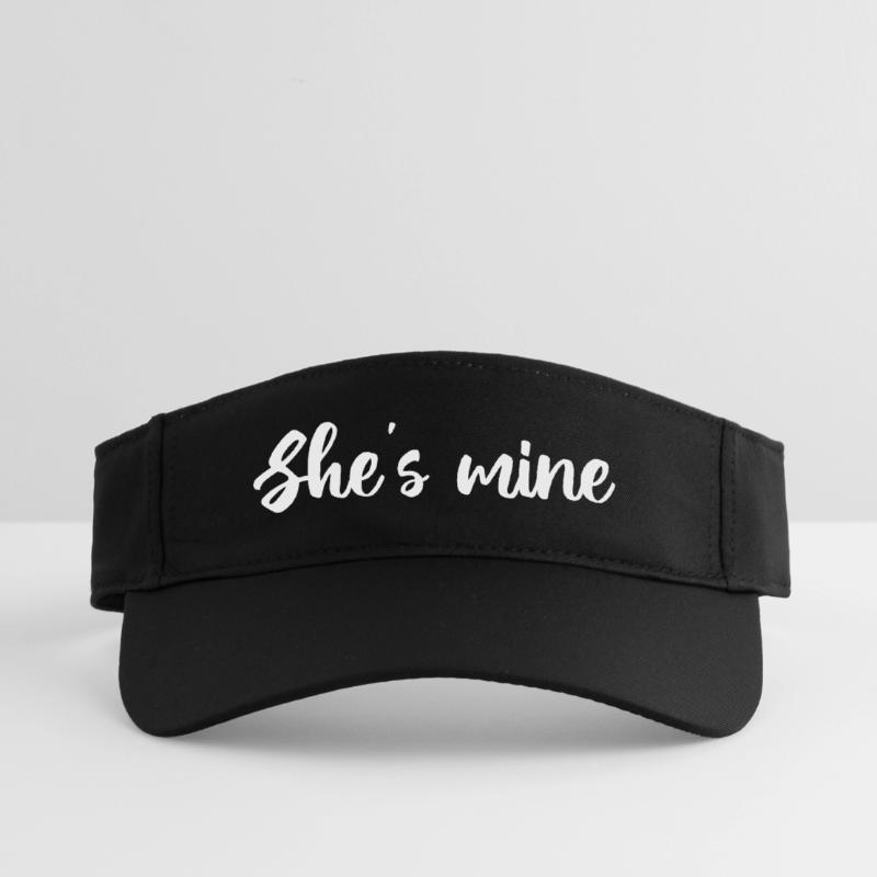 She-s-Mine Design Recycled Sun Visor Cap