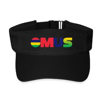 Maurice - Visière de sport recyclée - noir - Devant