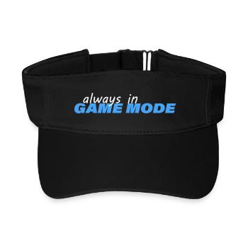 TOUJOURS EN MODE JEU - Visière de sport recyclée - noir - Devant